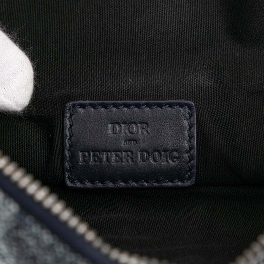 CHRISTIAN DIOR Blue Leather Shoulder Bag - Picture 5 of 6